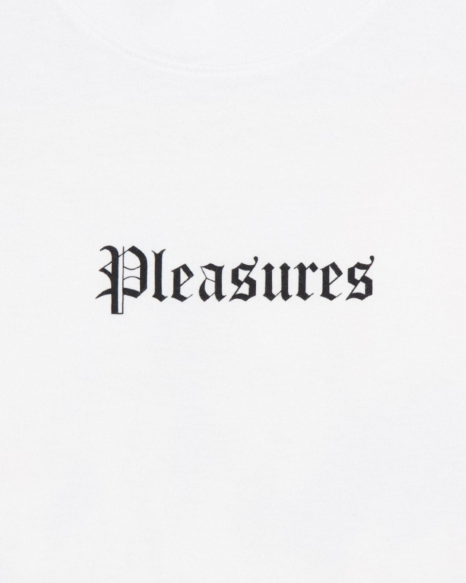 Camiseta Pleasures Burn Again Negro Hombre P25SP056-WHITE