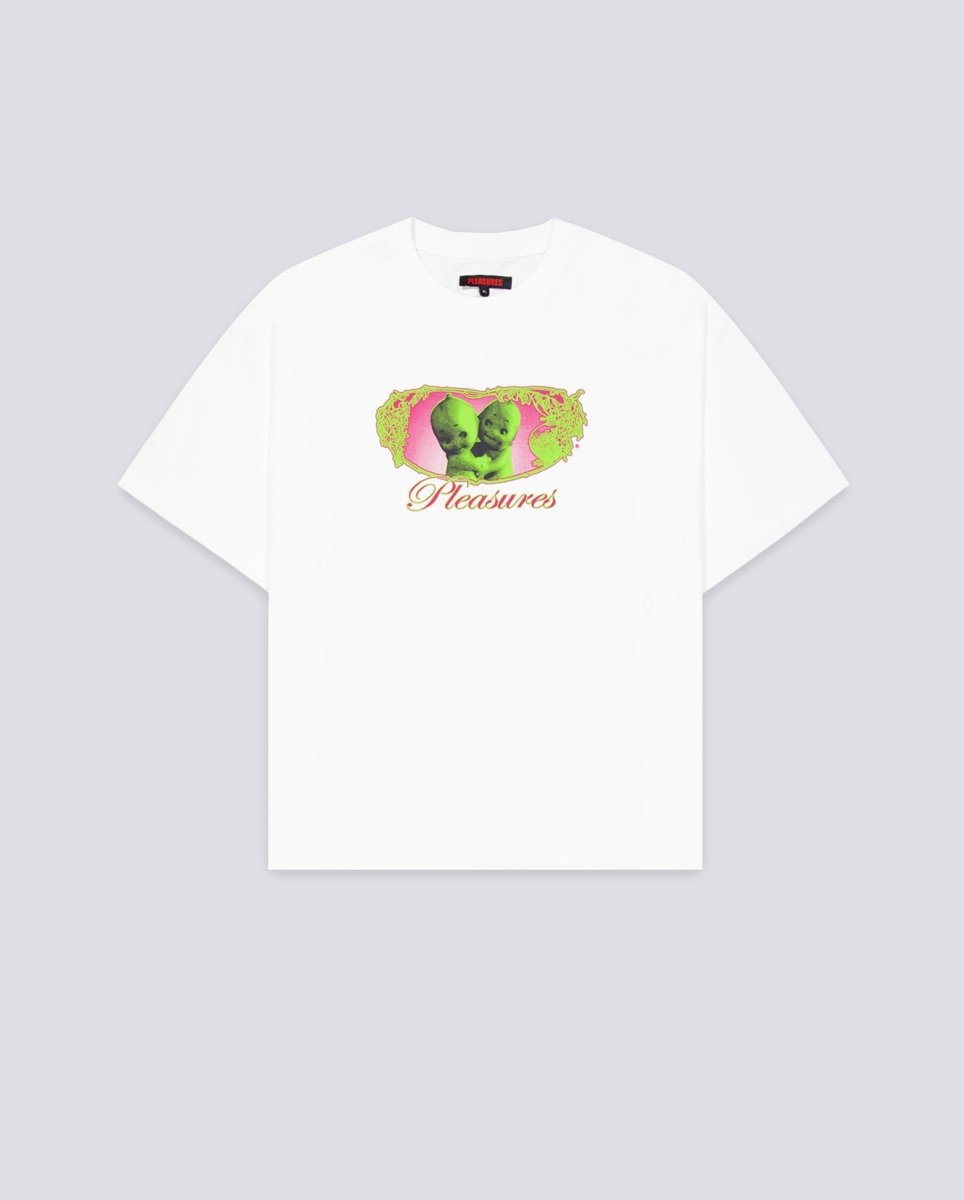 Camiseta Pleasures Cutie Heavyweight Blanco Unisex P25SU019-WHITE