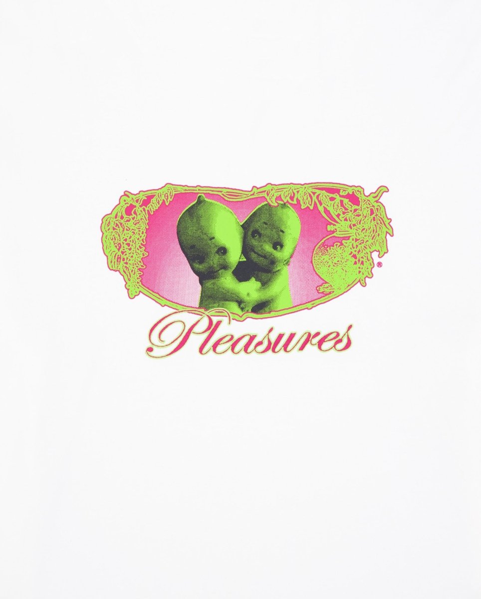 Camiseta Pleasures Cutie Heavyweight Blanco Unisex P25SU019-WHITE
