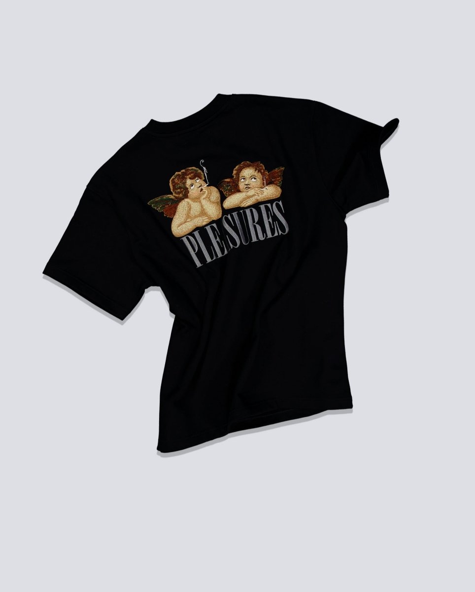 Camiseta Pleasures Dynamic Short Sleeve Crewneck Negro Unisex