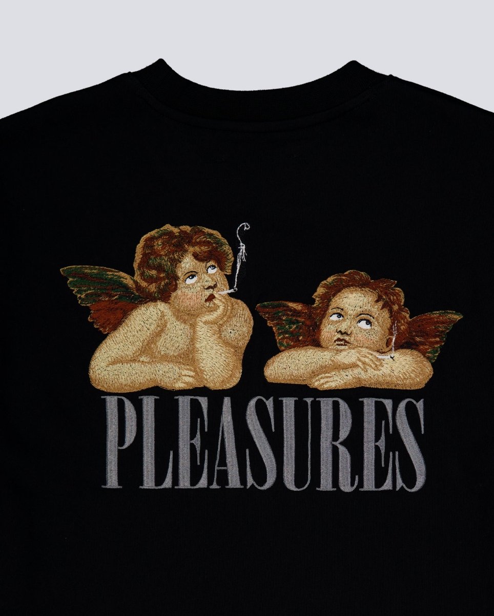 Camiseta Pleasures Dynamic Short Sleeve Crewneck Negro Unisex