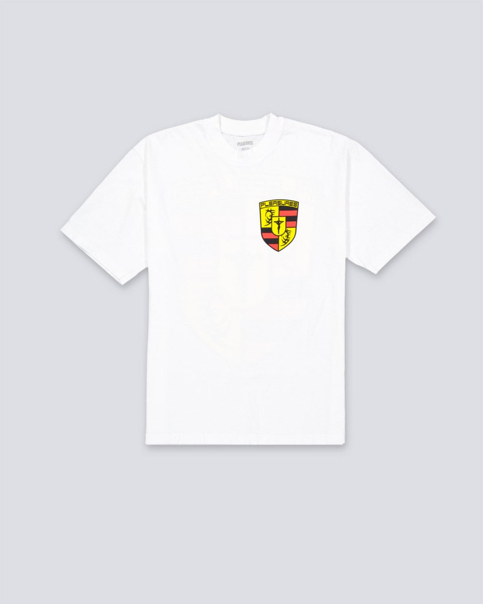 Camiseta Pleasures Fast Life Blanco Mujer