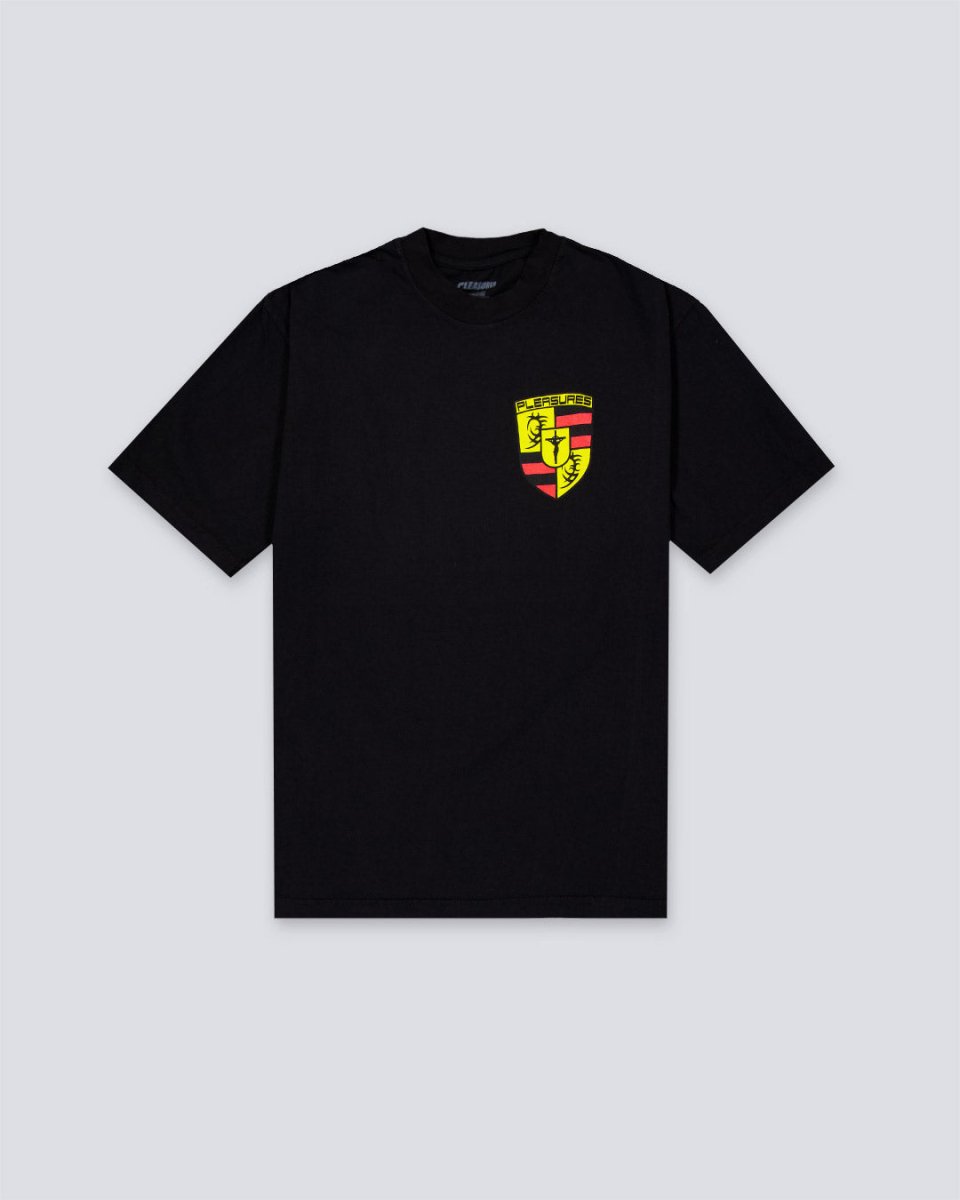 Camiseta Pleasures Fast Life Negro Hombre P25SP057-BLACK