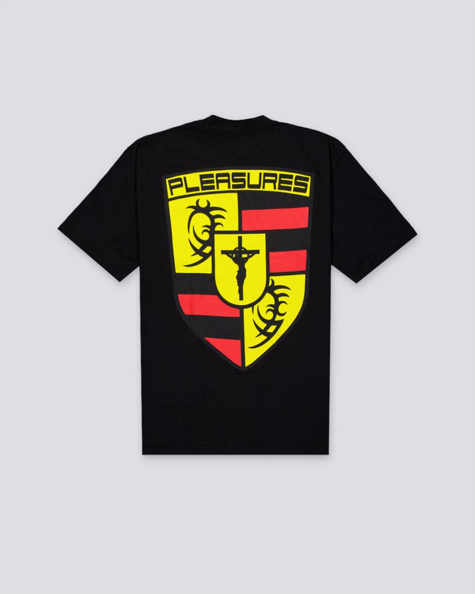 Camiseta Pleasures Fast Life Negro Hombre P25SP057-BLACK
