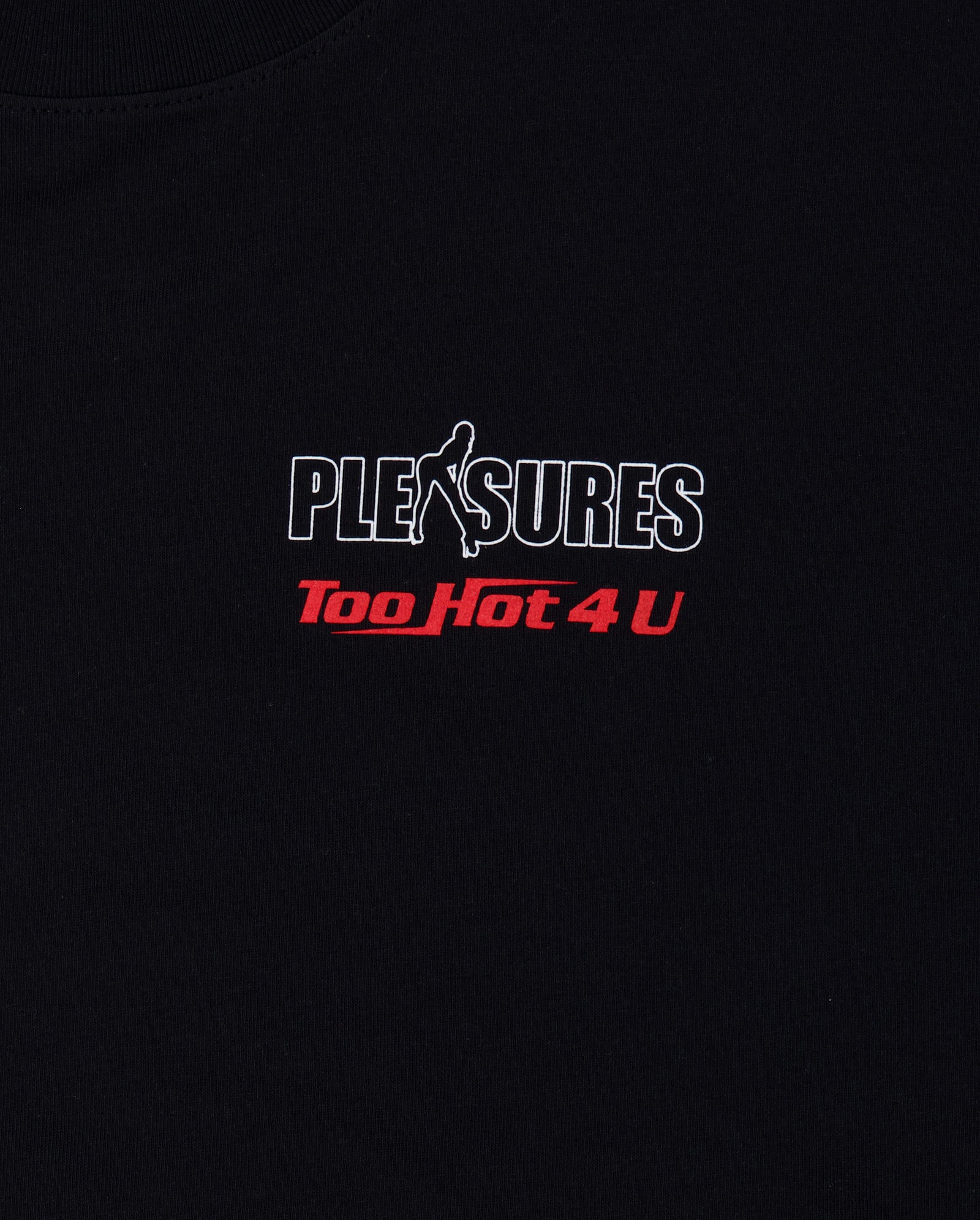 Camiseta Pleasures Hot 4 U Negro Unisex P26SP053