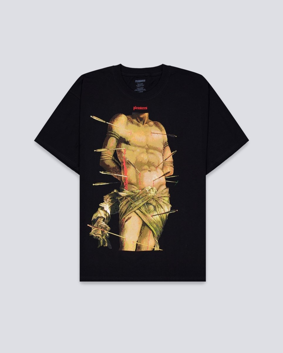 Camiseta Pleasures Hurt Negro Unisex P25SU053-BLACK