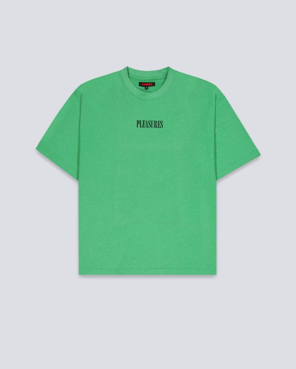 Camiseta Pleasures Onyx Glitter Verde Unisex P25SU023-GREEN
