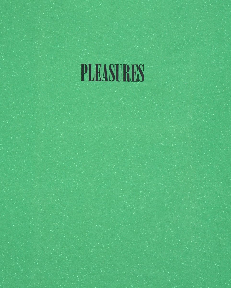 Camiseta Pleasures Onyx Glitter Verde Unisex P25SU023-GREEN