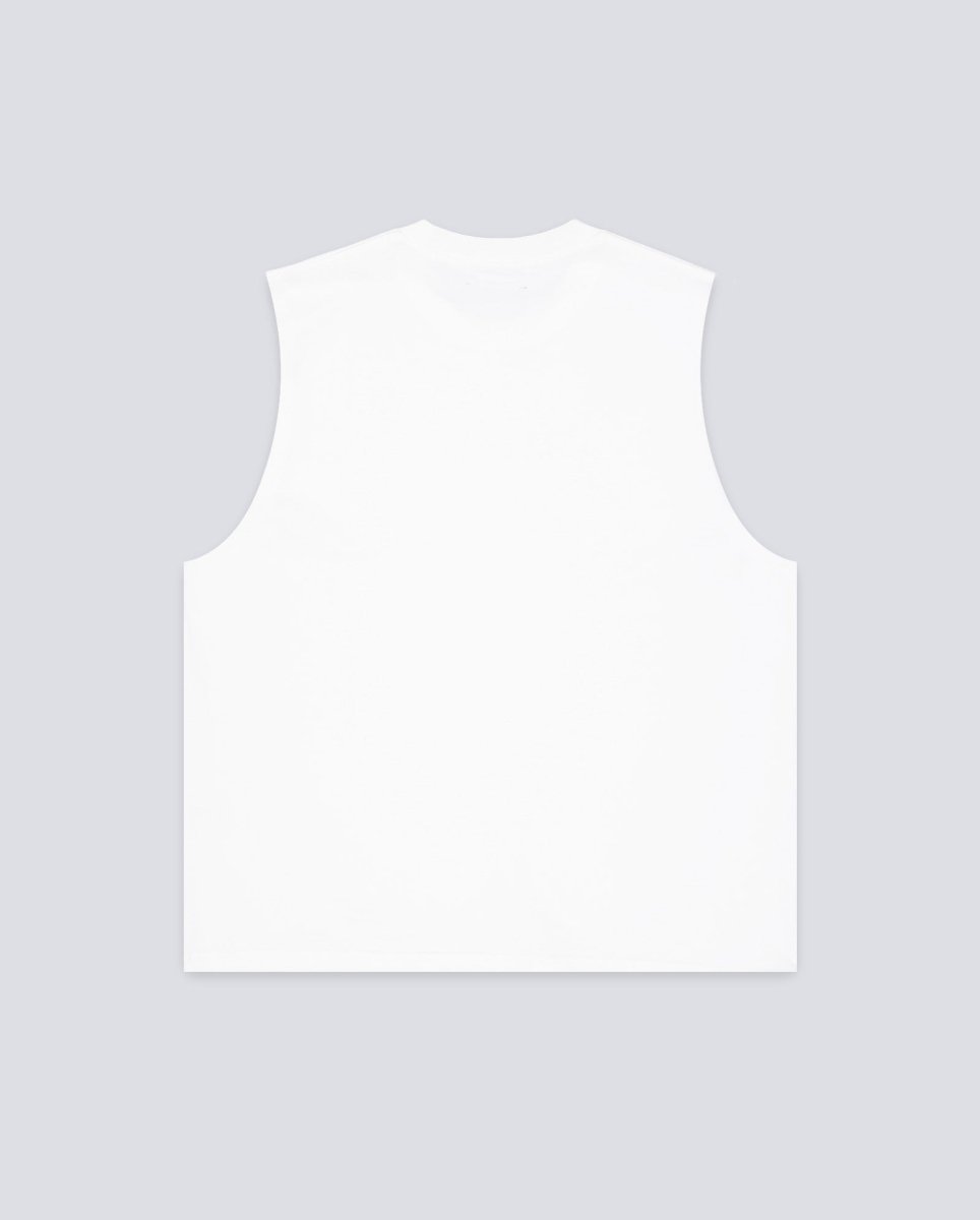 Camiseta Pleasures Onyx Sleeveless Blanco Hombre P25SU017-WHITE