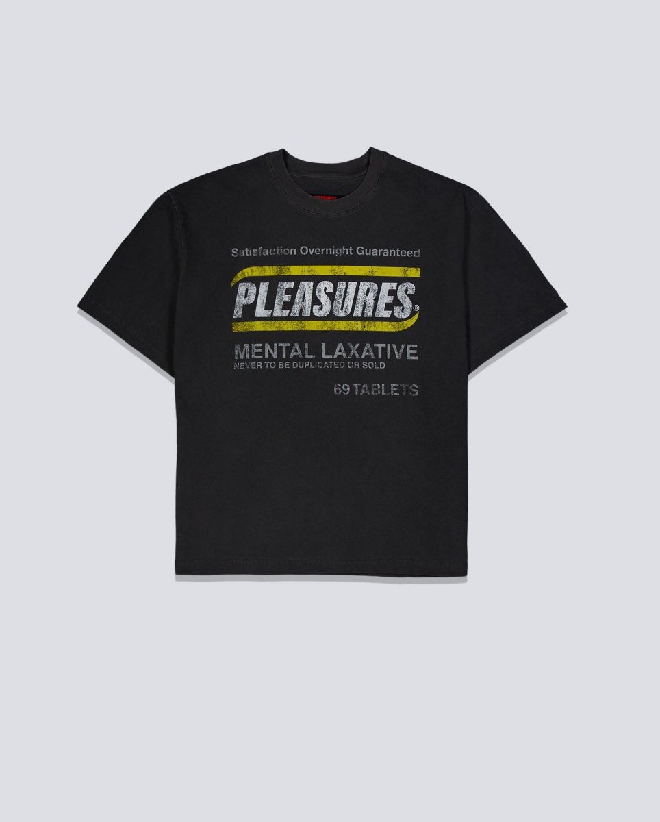 Camiseta Pleasures Relief Heavyweight Gris Unisex