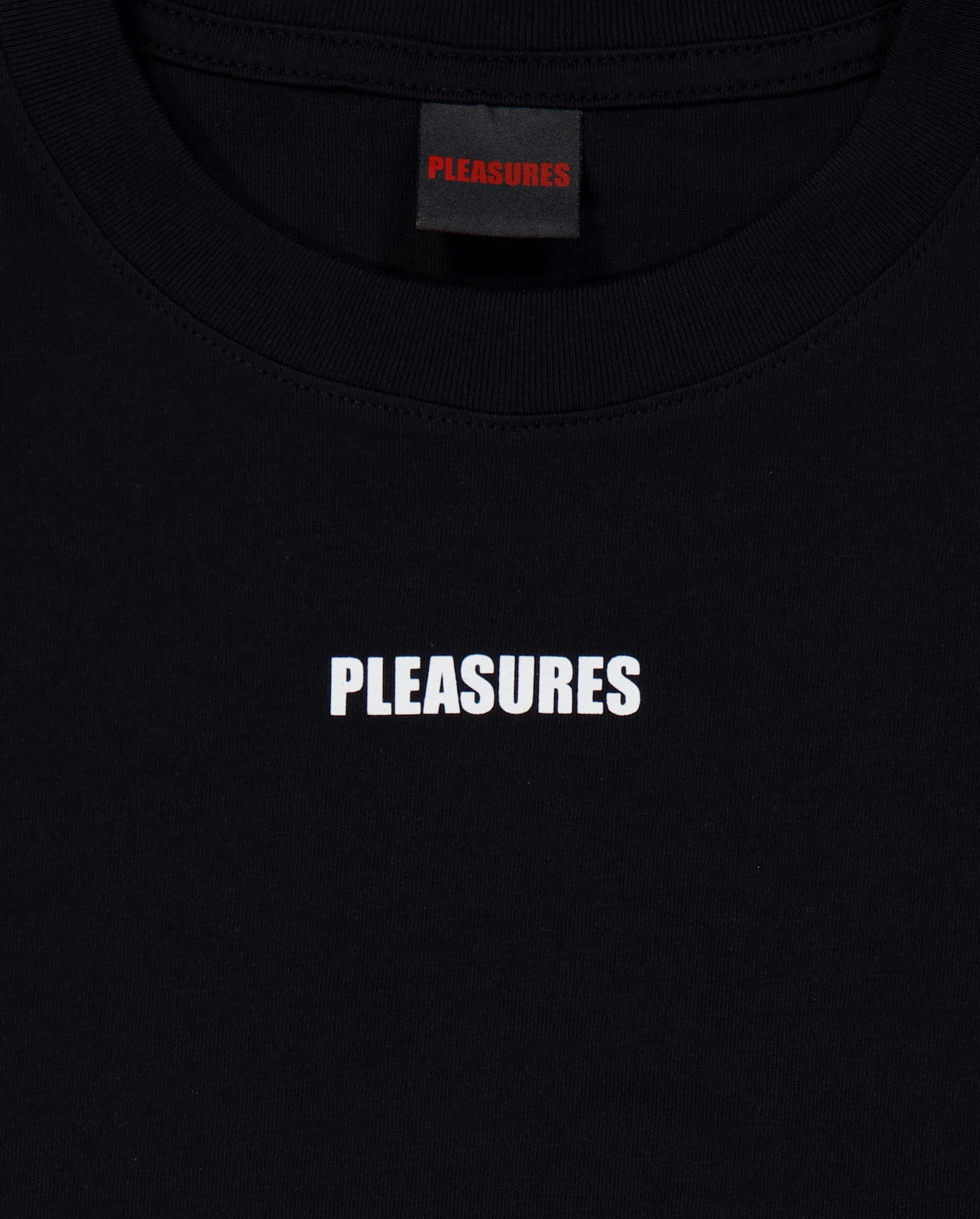Camiseta Pleasures Wordmark Negro Unisex P26SP069