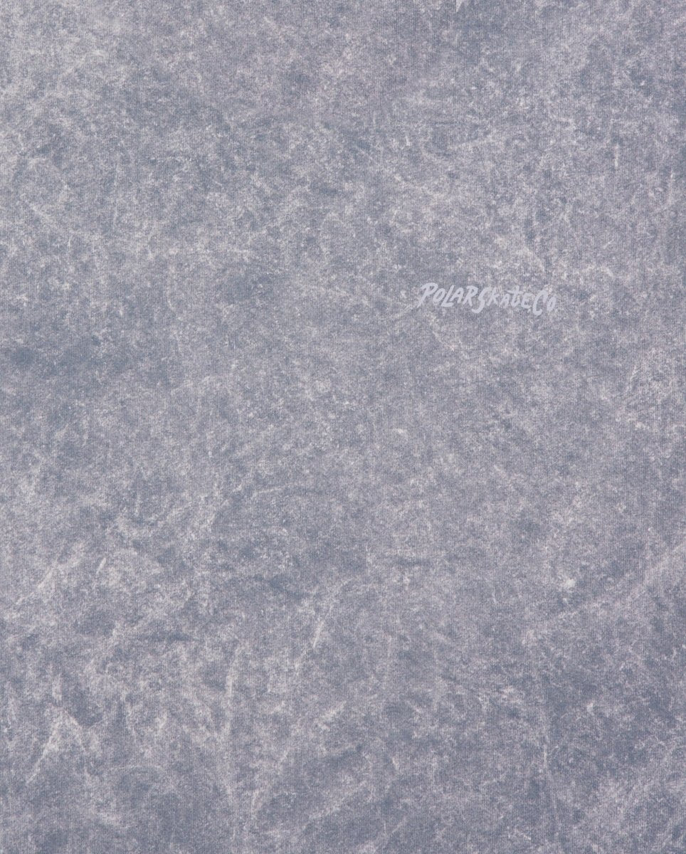 Camiseta Polar Skate Co. Acid Tee Surf Logo Gris Unisex POLARSS25-02