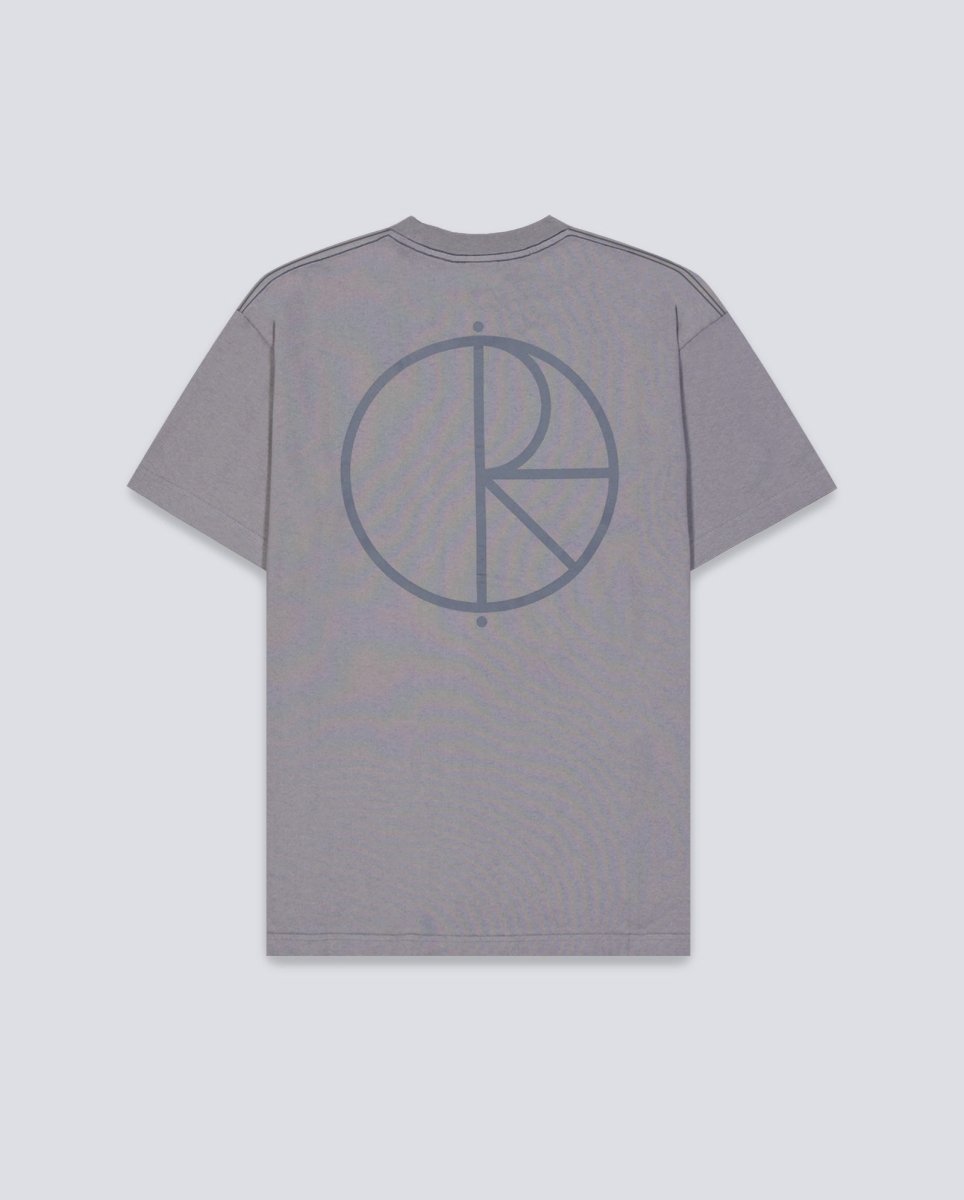 Camiseta Polar Skate Co. Contrast Tee Stroke Logo Gris Unisex POLARSS25-09