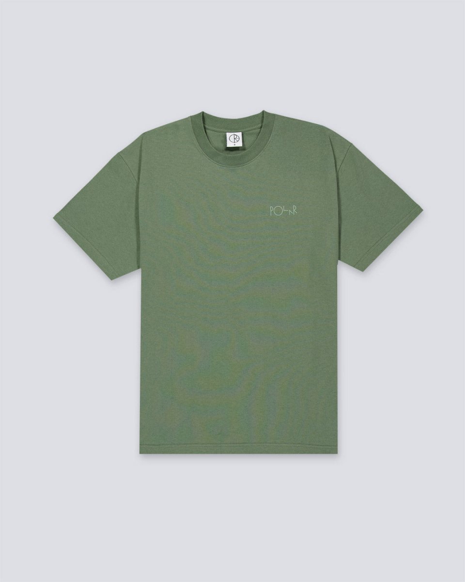 Camiseta Polar Skate Co Contrast Verde Hombre POLARSS25-11