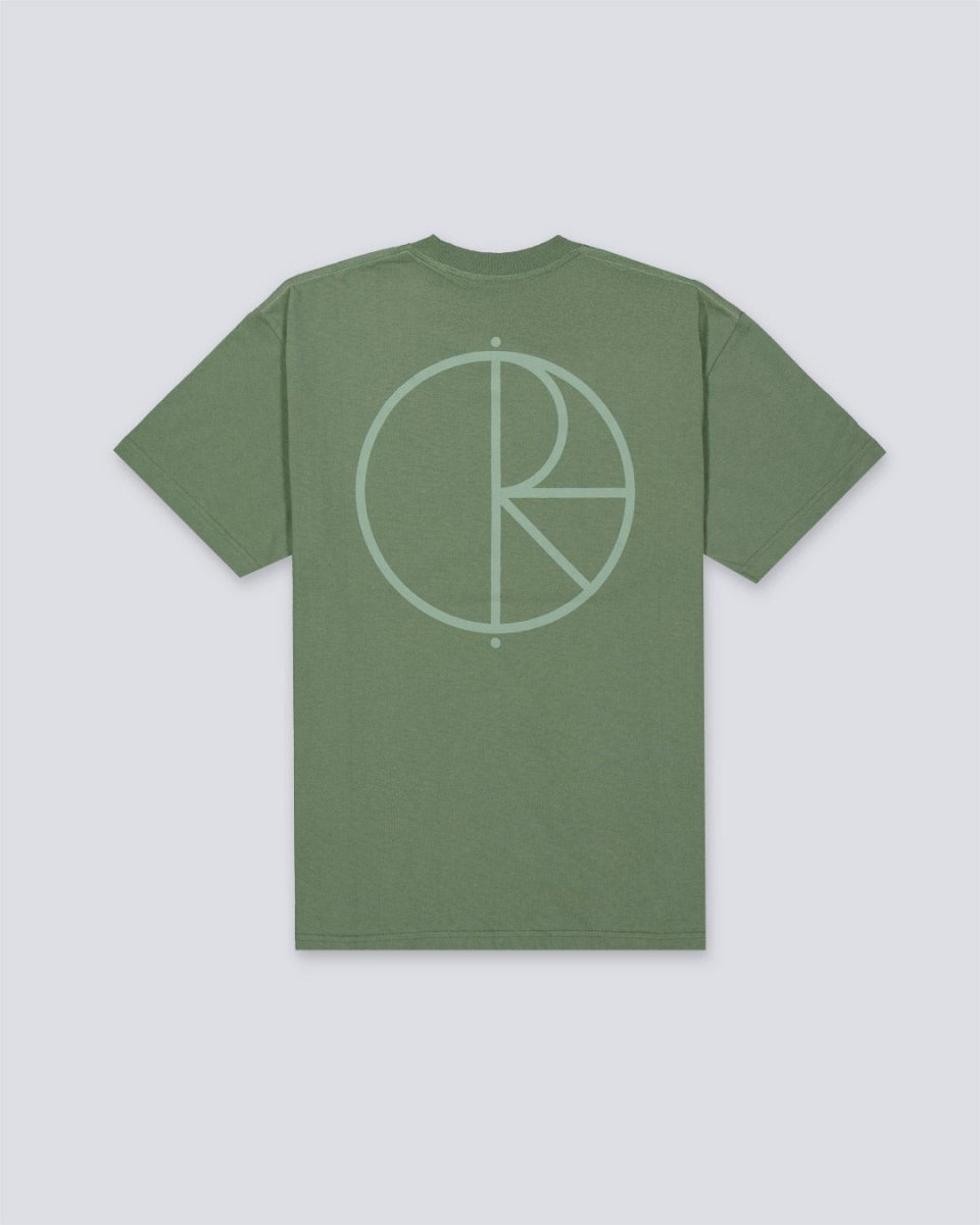 Camiseta Polar Skate Co Contrast Verde Hombre POLARSS25-11