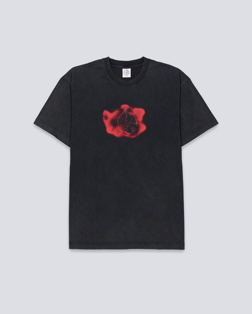 Camiseta Polar Skate Co Metal Logo Negro Unisex POLARFW25-15