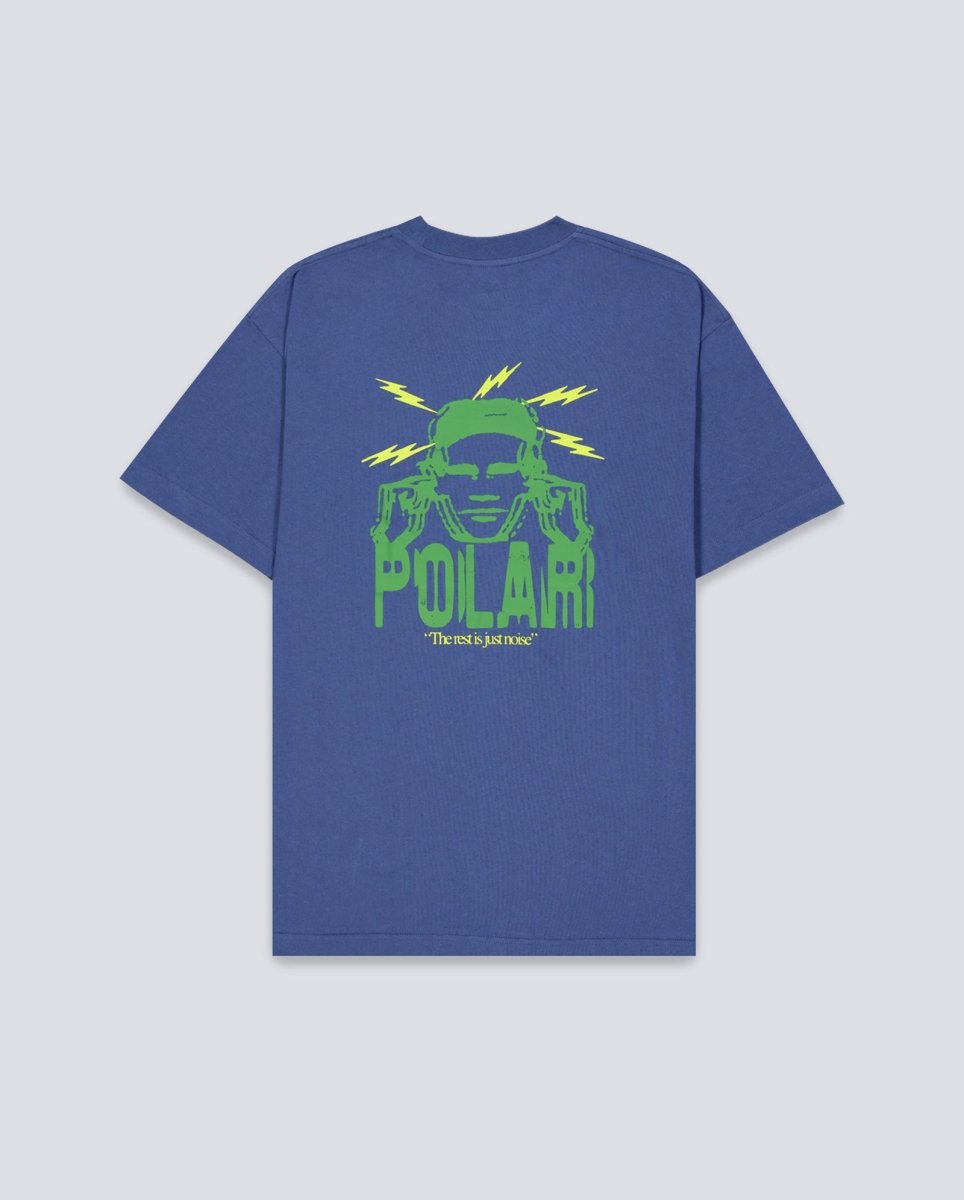 Camiseta Polar Skate Co. Noise Graphite Azul Unisex POLARSS25-49