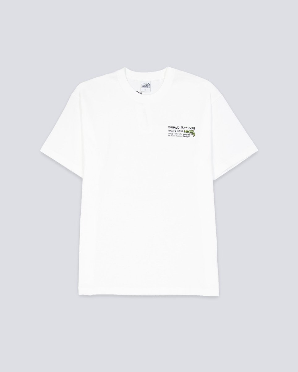 Camiseta Polar Skate Co Ray Gun Blanco Unisex POLARFW25-14