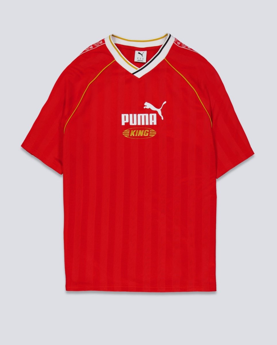 Camiseta Puma King Relaxed Football Jersey Rojo Unisex 632563-11