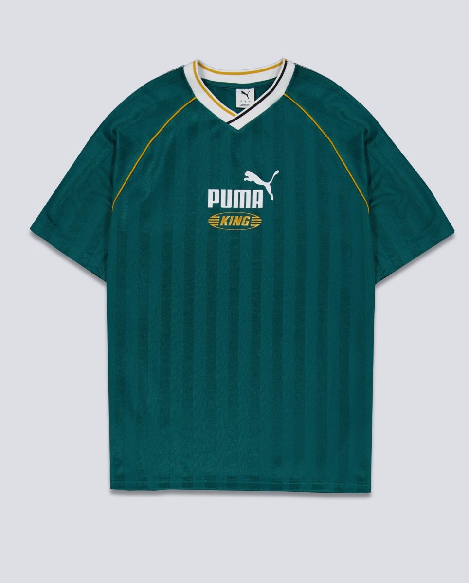 Camiseta Puma King Relaxed Football Jersey Verde Unisex 632563-41