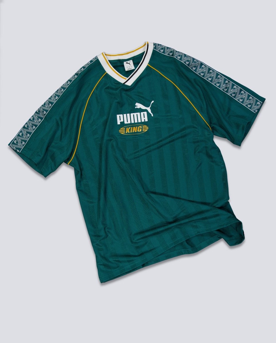 Camiseta Puma King Relaxed Football Jersey Verde Unisex 632563-41