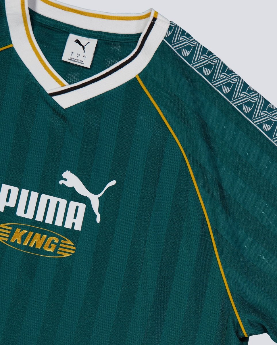 Camiseta Puma King Relaxed Football Jersey Verde Unisex 632563-41
