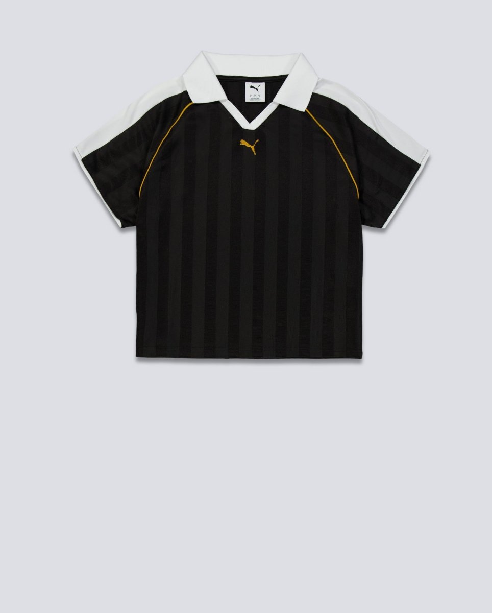 Camiseta Puma T7 Relaxed Football Jersey Negro Mujer 632157-01