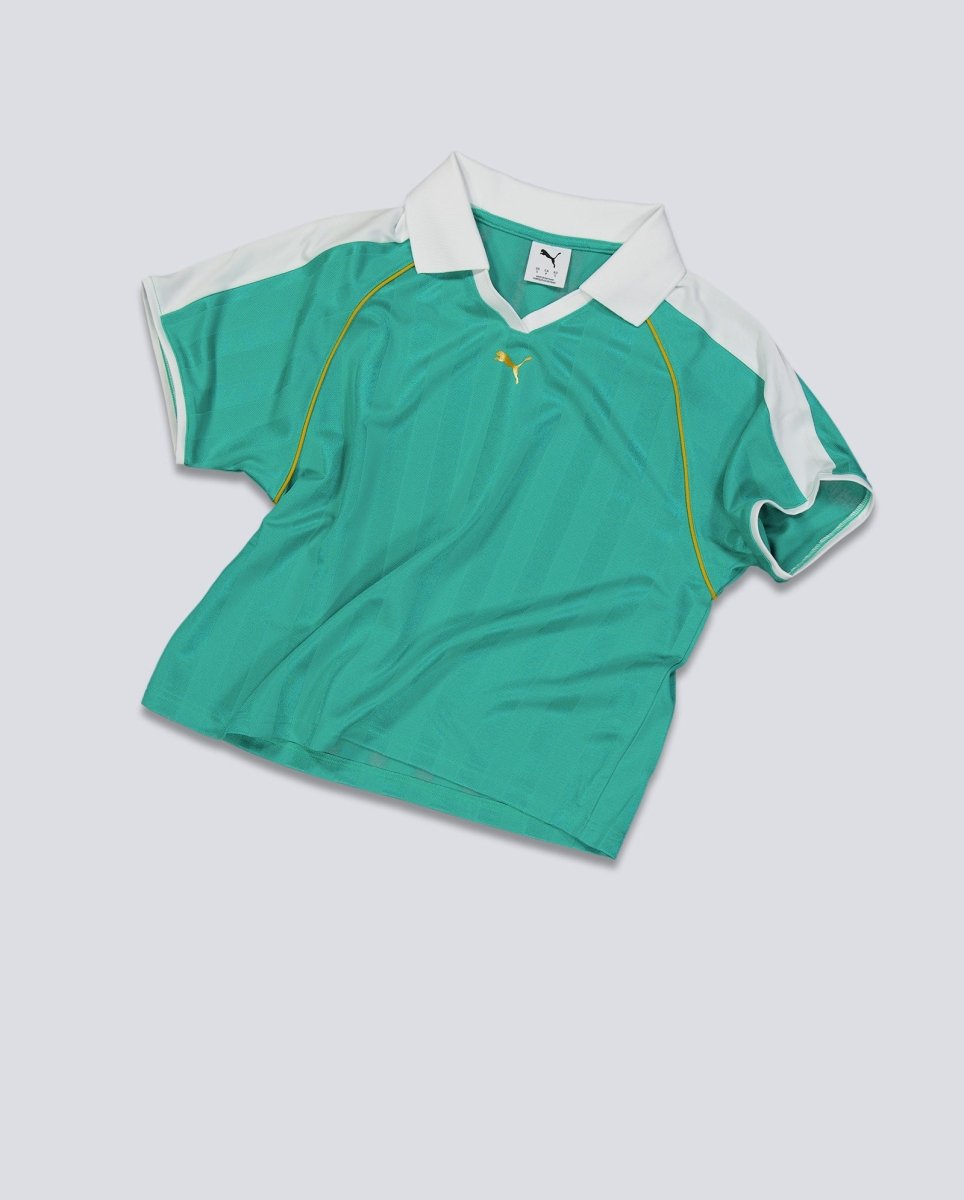 Camiseta Puma T7 Relaxed Football Jersey Verde Mujer 632157-40