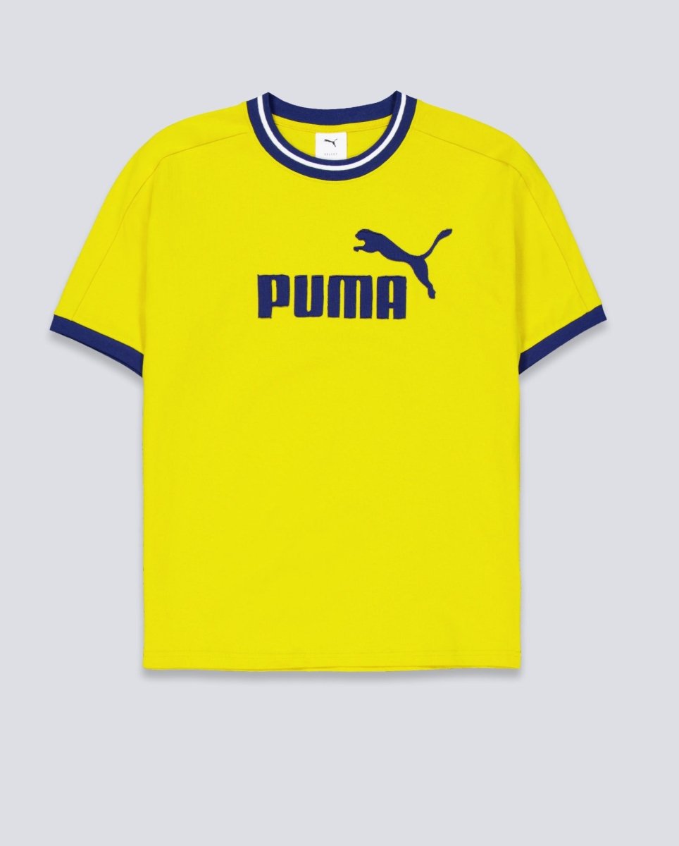 Camiseta Puma T7 Ringer Amarillo Hombre 635189-19