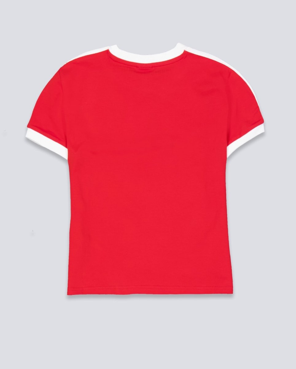 Camiseta Puma T7 Slim Rojo Mujer 632129-11