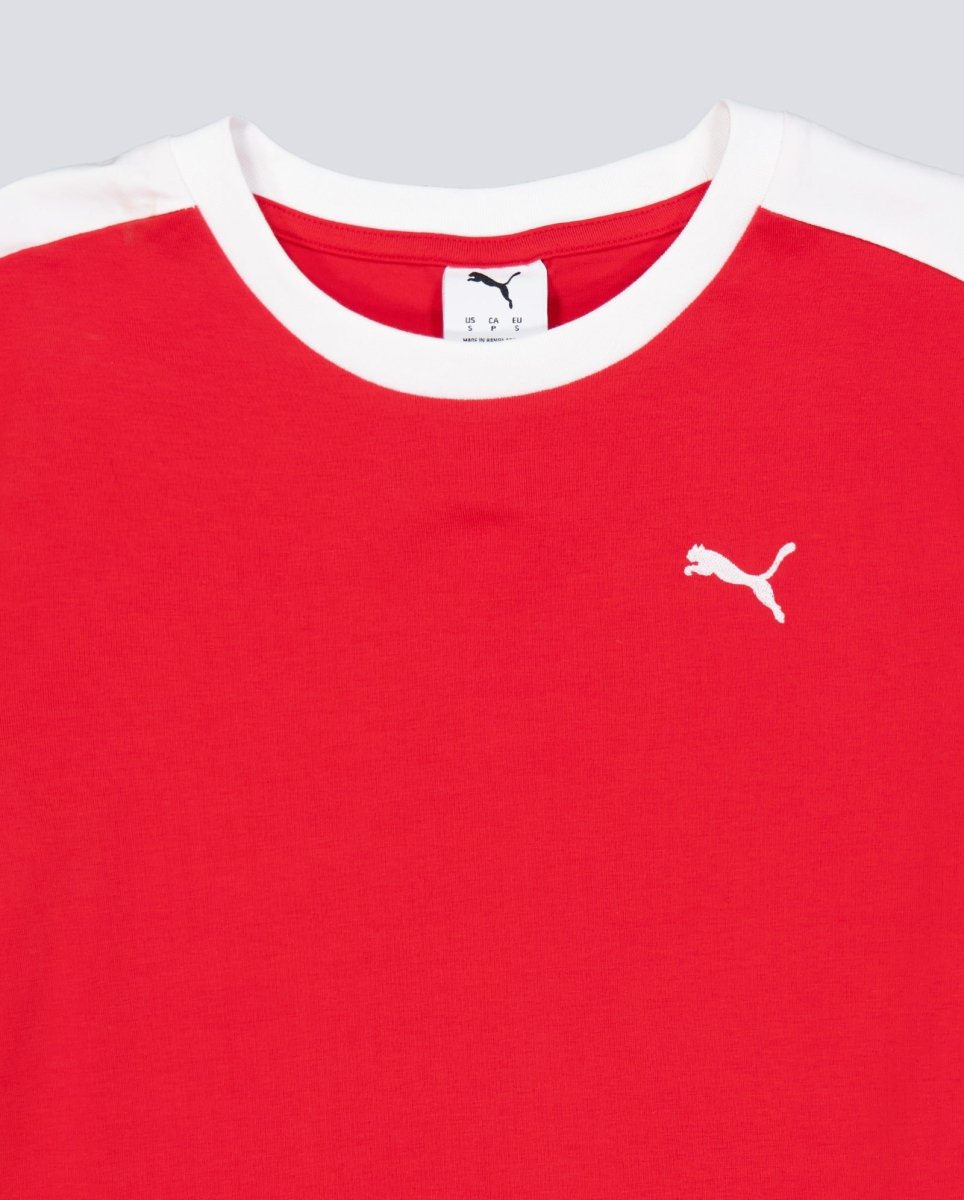 Camiseta Puma T7 Slim Rojo Mujer 632129-11