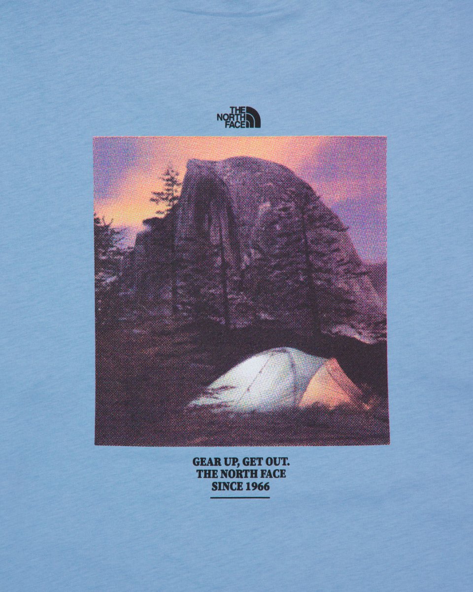 Camiseta The North Face Camping Graphic Azul Hombre