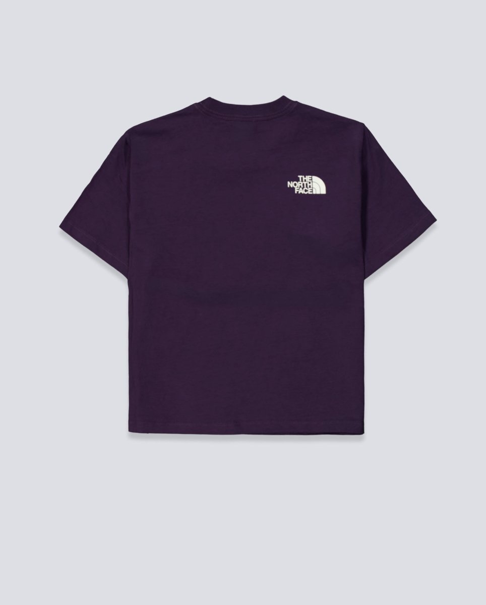 Camiseta The North Face Flora Embro Regular Morado Mujer NF0A8G9QG5O1