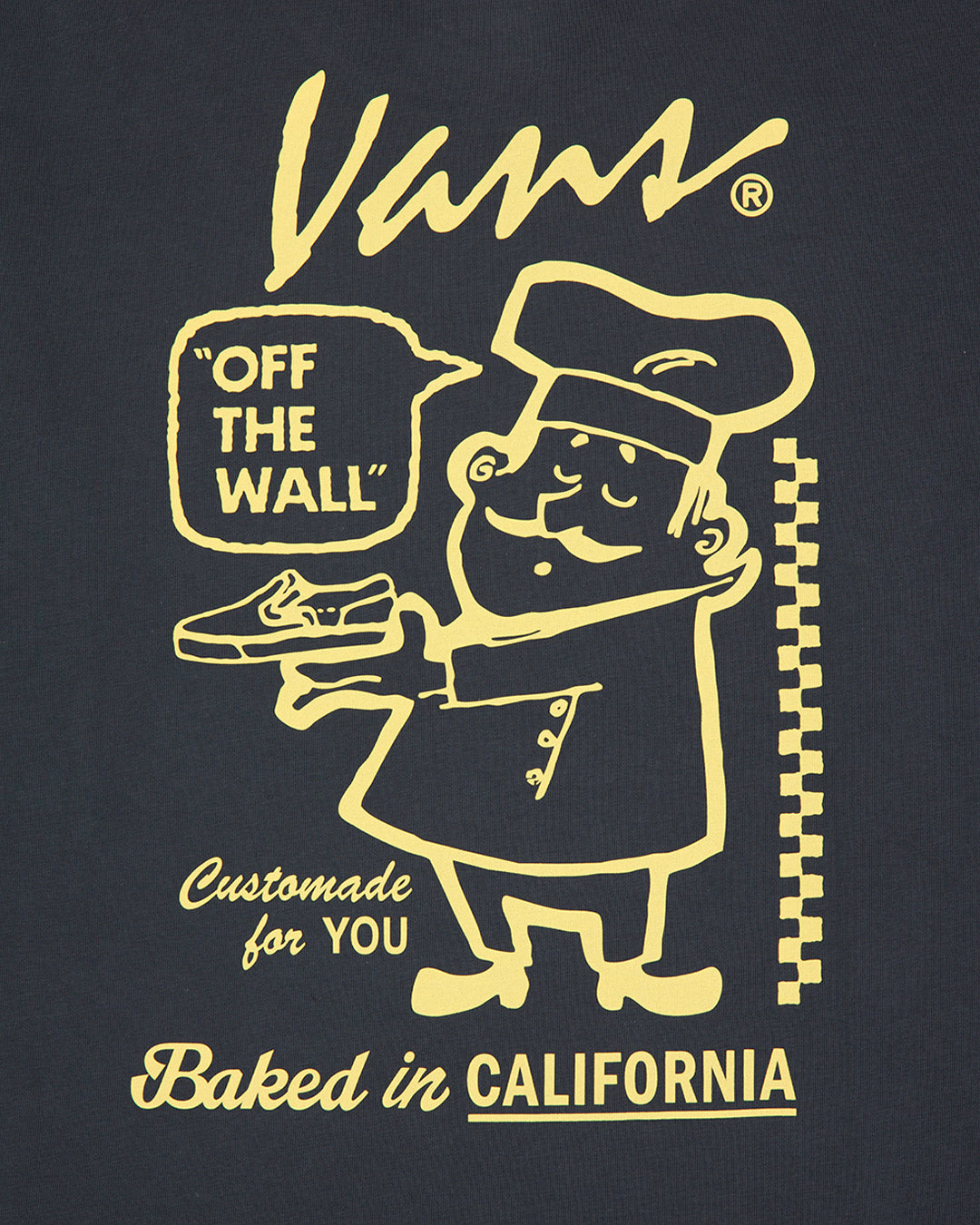 Camiseta Vans 66 Baked In Loose Negro Hombre VN000NTSBLK1
