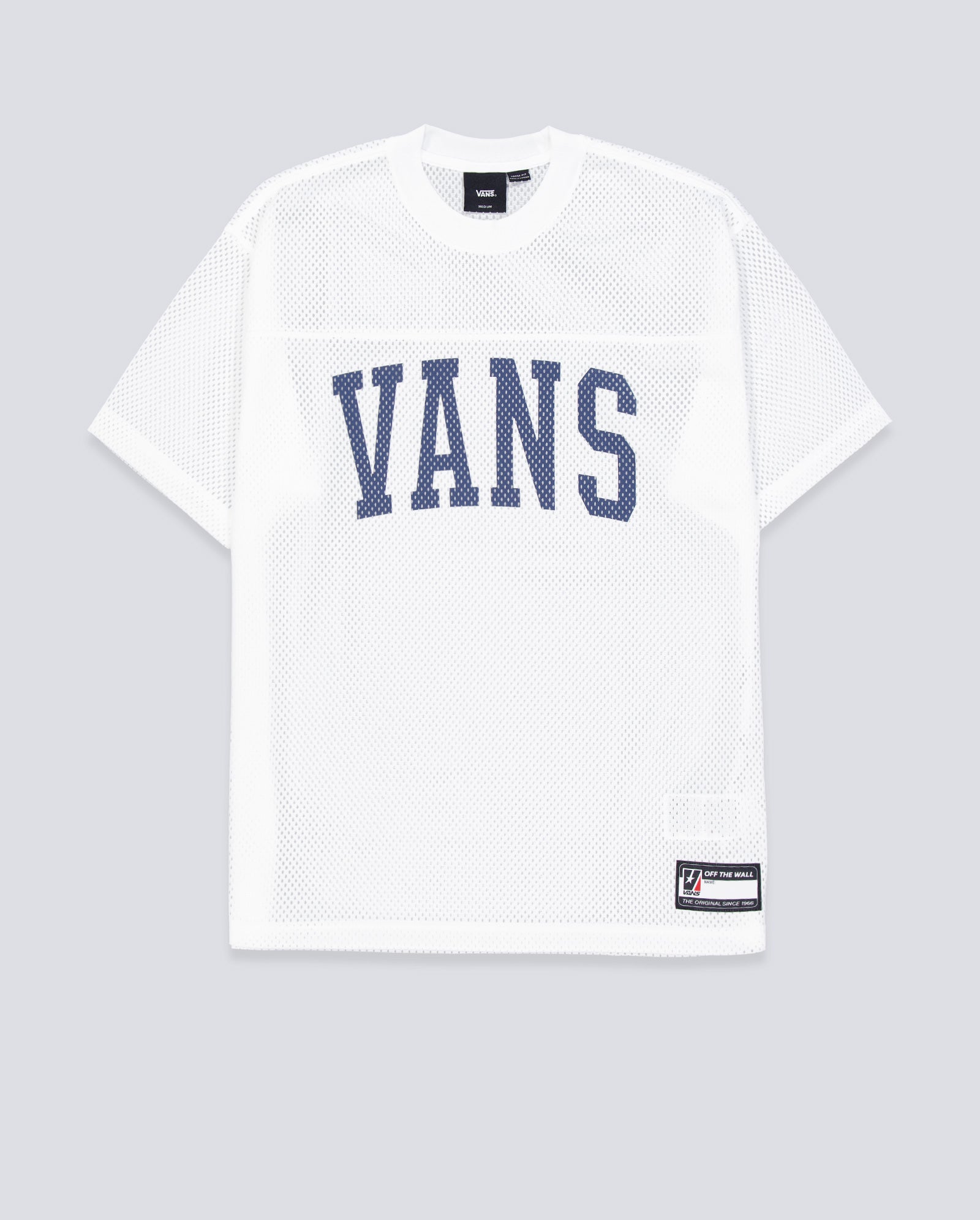 Camiseta Vans Arched Football Blanca Unisex VN000KUPWHT