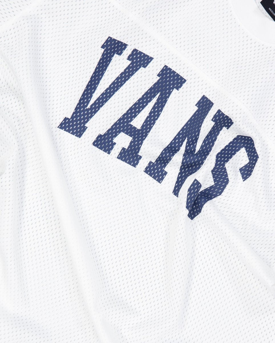 Camiseta Vans Arched Football Blanca Unisex VN000KUPWHT