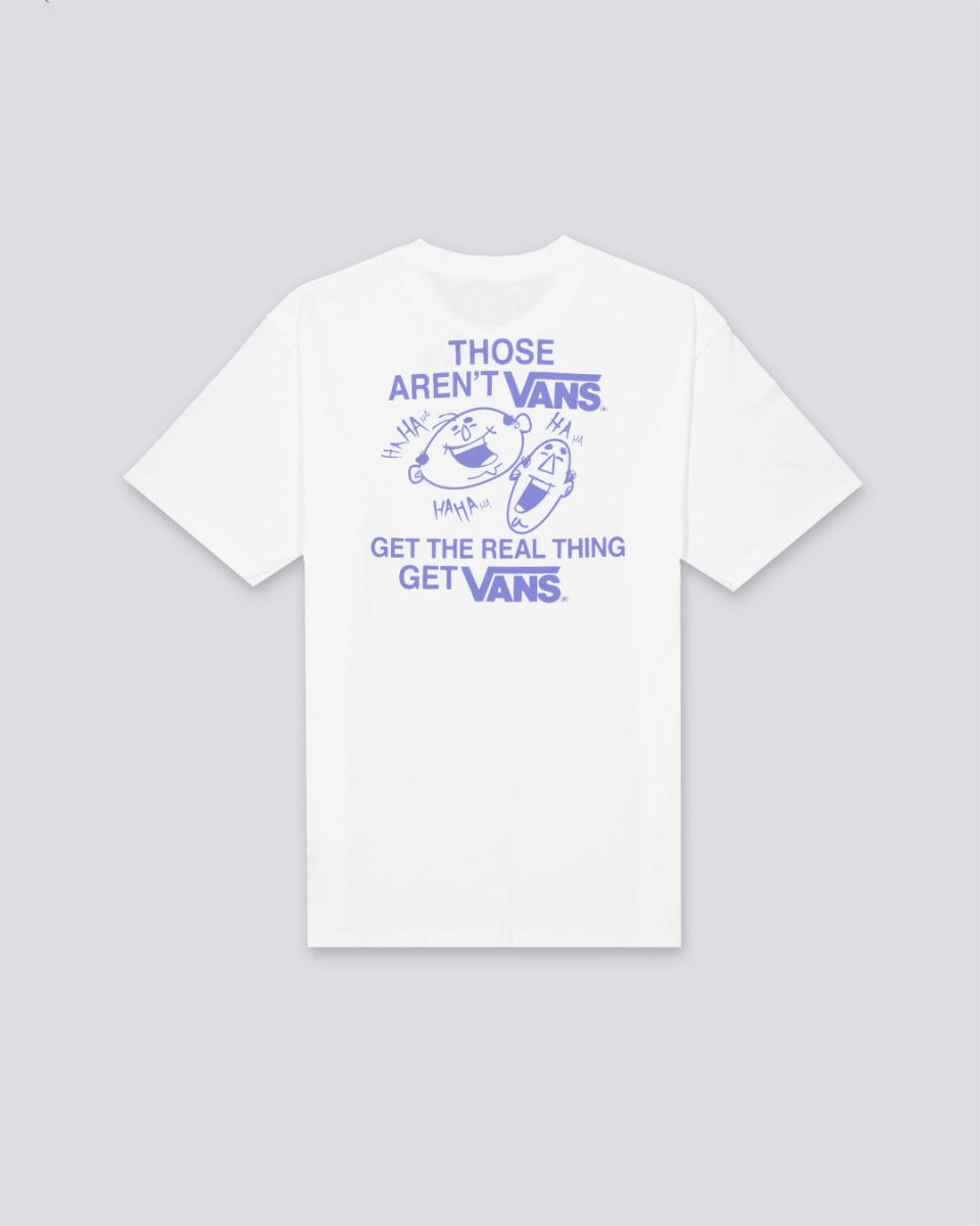 Camiseta Vans Chuckling Duo Loose Blanco Hombre VN000NU0WHT1