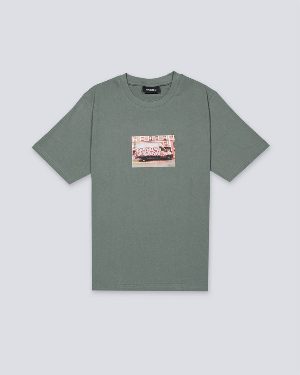 Camiseta Wasted Paris Dumper Verde Hombre WSTDSS25-14-LDNGRN