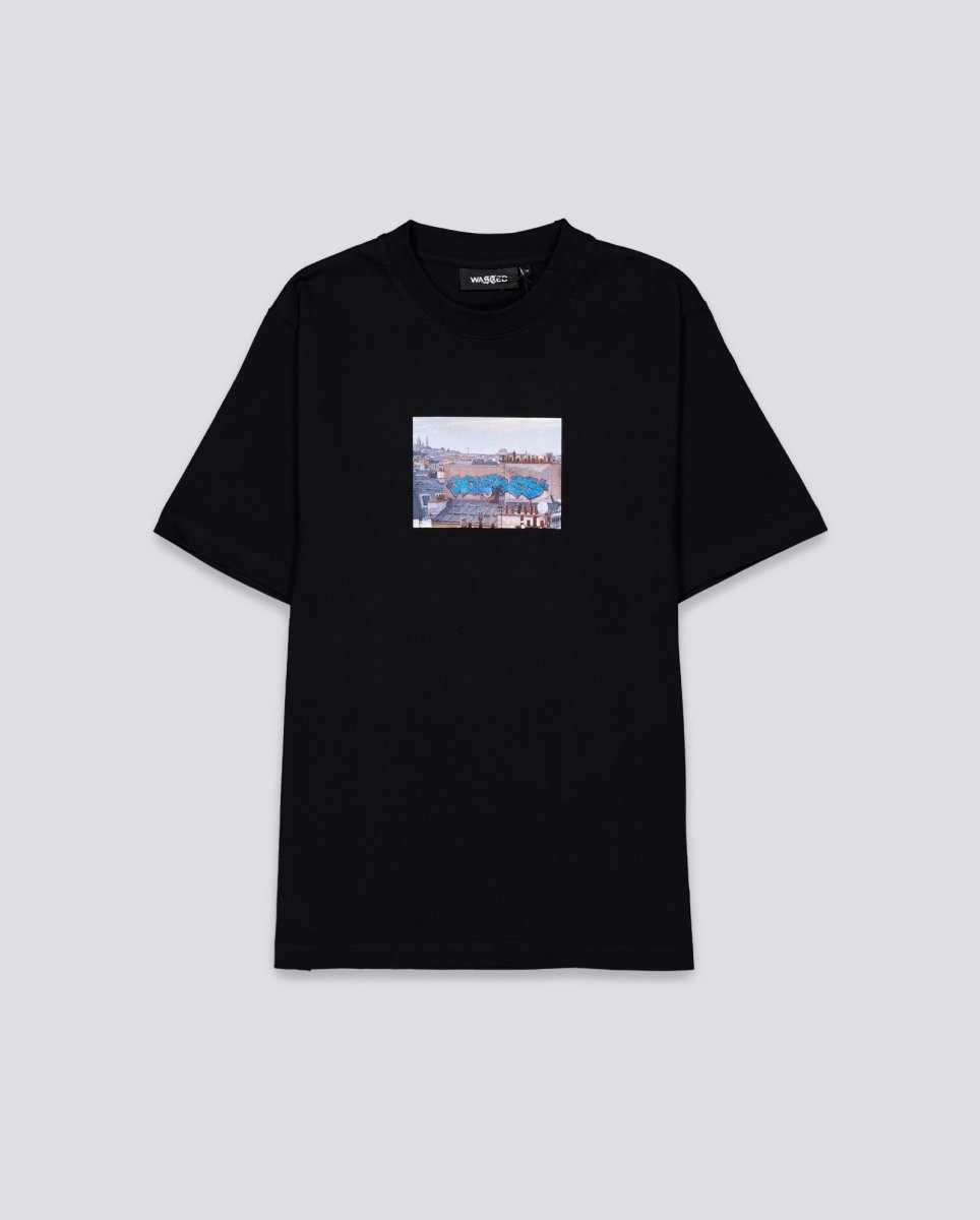 Camiseta Wasted Paris Elevation Negro Unisex WSTDFW25-5