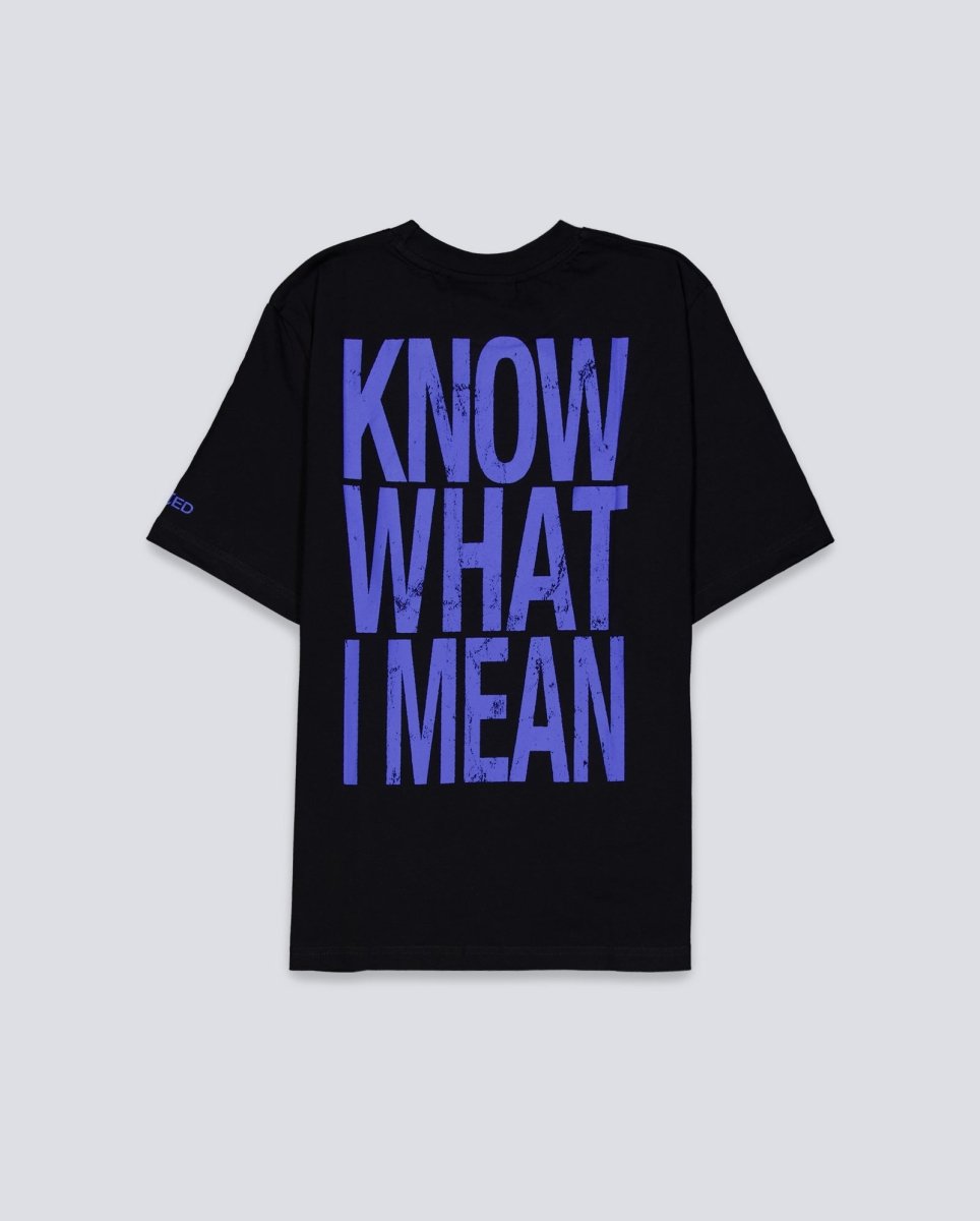 Camiseta Wasted Paris Know What I Mean Negro Unisex WSTDFW25-12