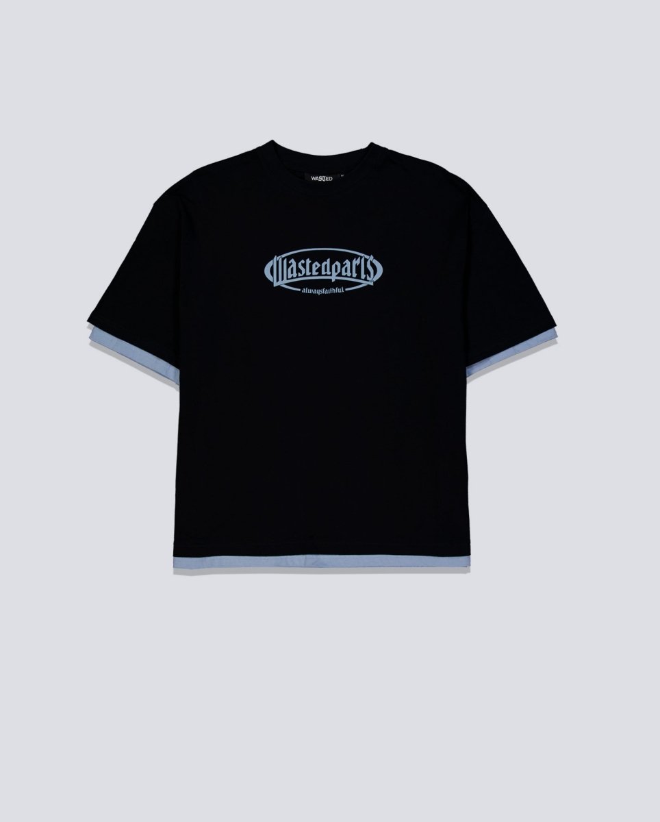 Camiseta Wasted Paris Yard T-Nine Negro Unisex