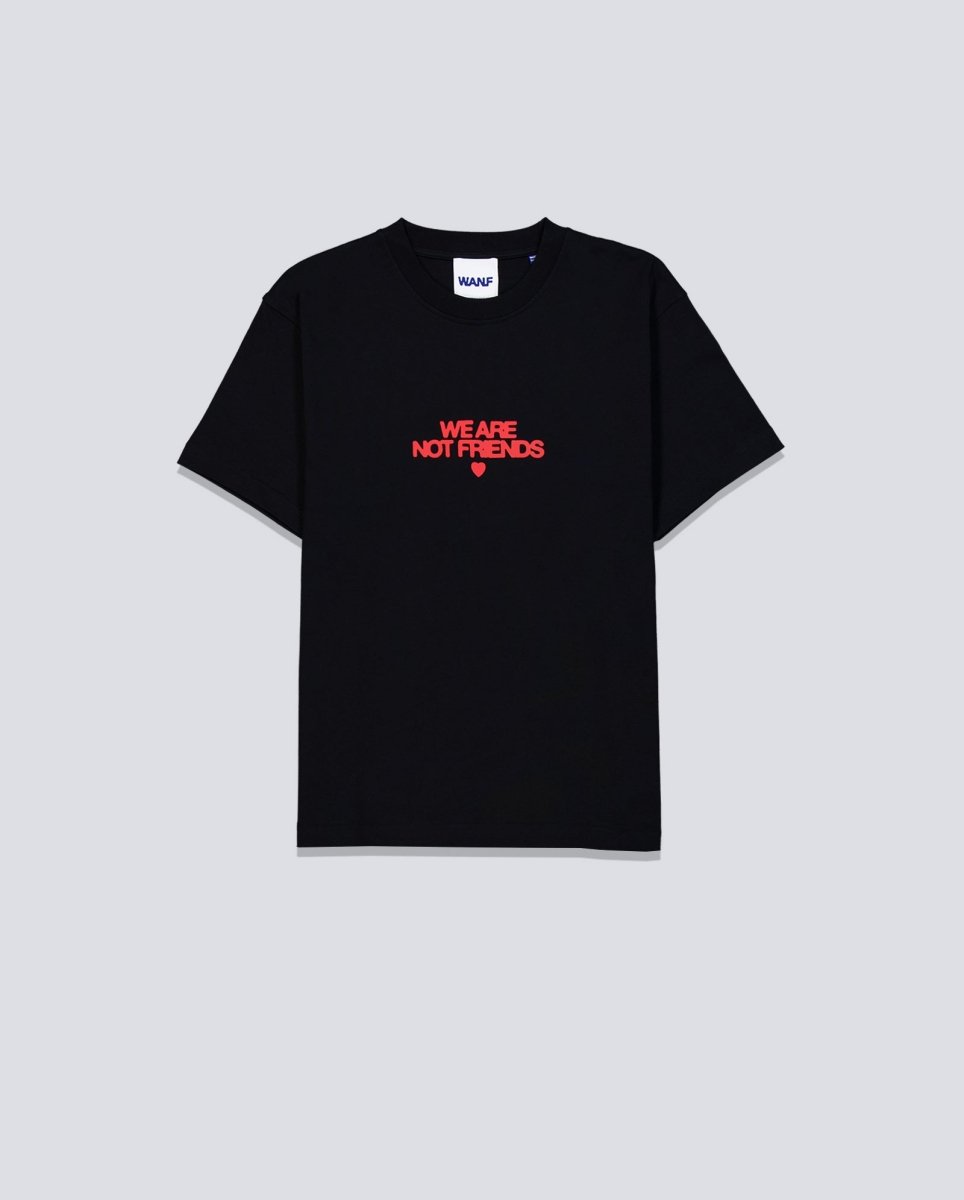 Camiseta We Are Not Friends Bold Negra Unisex