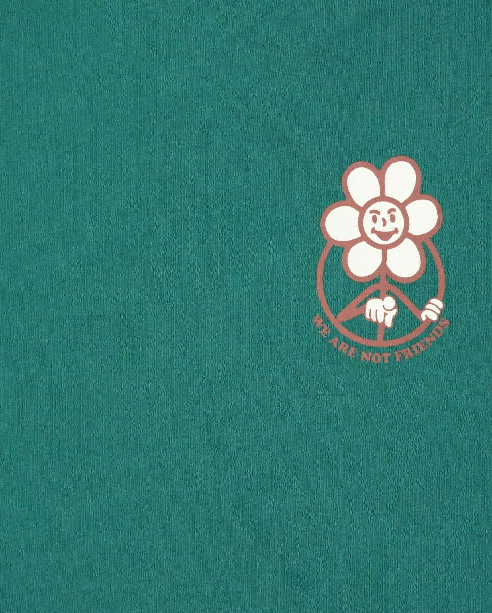 Camiseta We Are Not Friends Daisy Greenland Verde Unisex WANFFW25-10