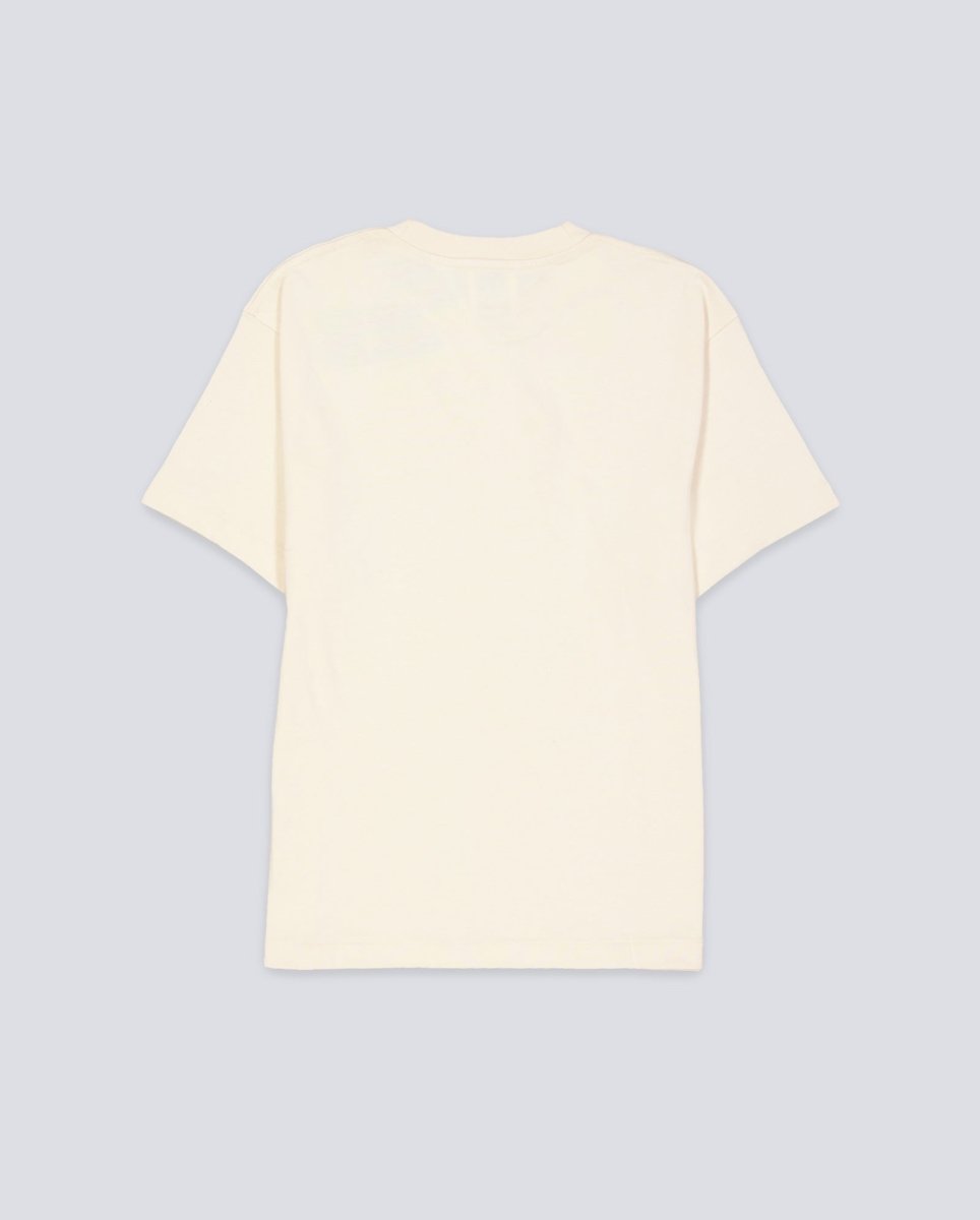 Camiseta We Are Not Friends Lettering Wanf Beige Unisex