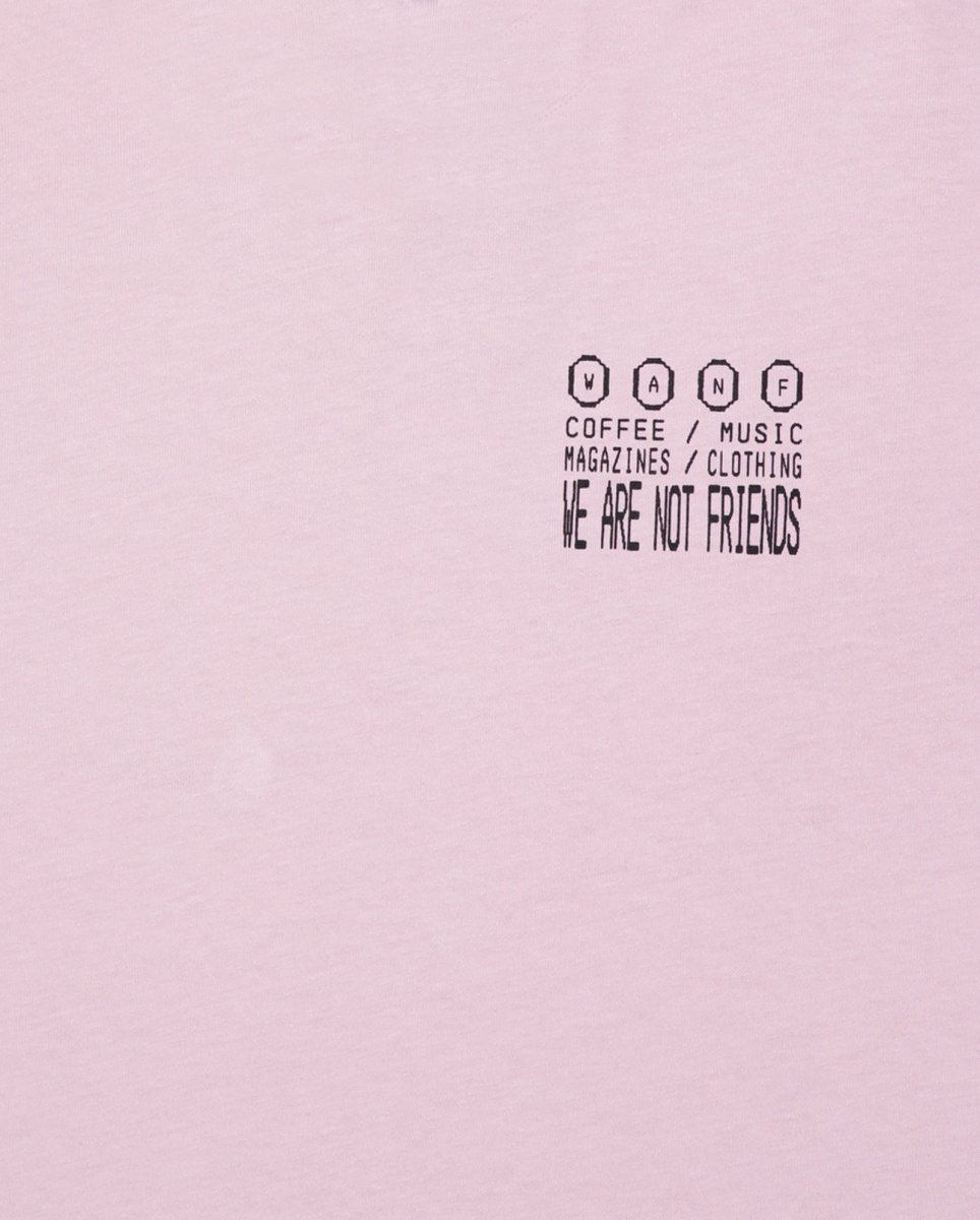 Camiseta We Are Not Friends Off Club Rosa Unisex WANFSS25-07