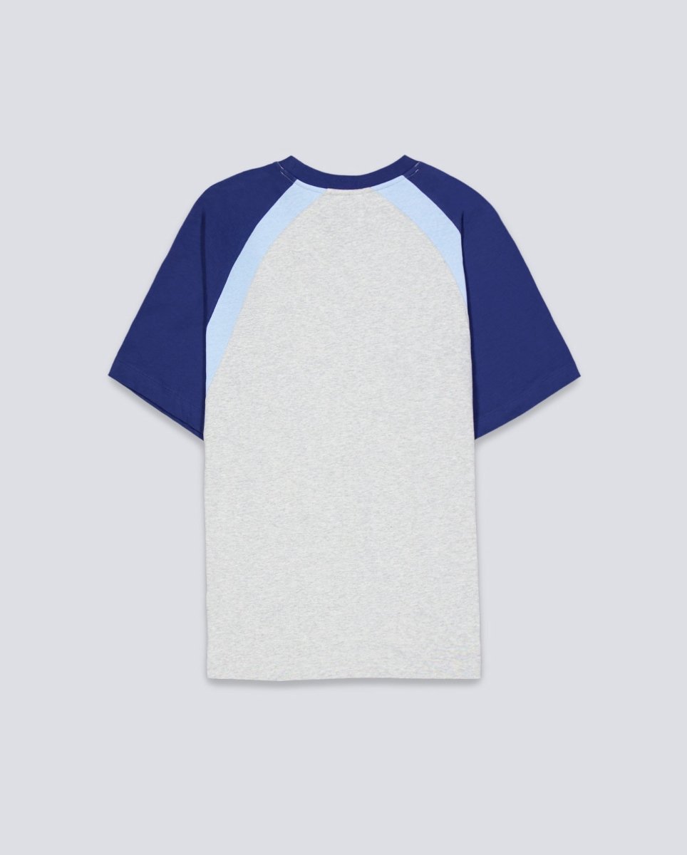 Camiseta We Are Not Friends Sport Club Gris Y Azul Unisex WANFSS25-13