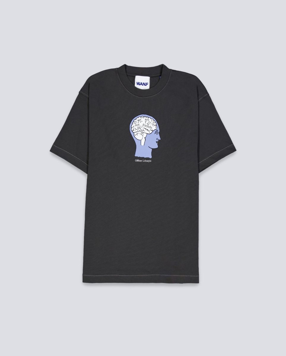 Camiseta We Are Not Friends Thoughts Gris Unisex WANFSS25-10