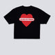 Camiseta We Are Not Friends Union Love Boxy Negra Unisex