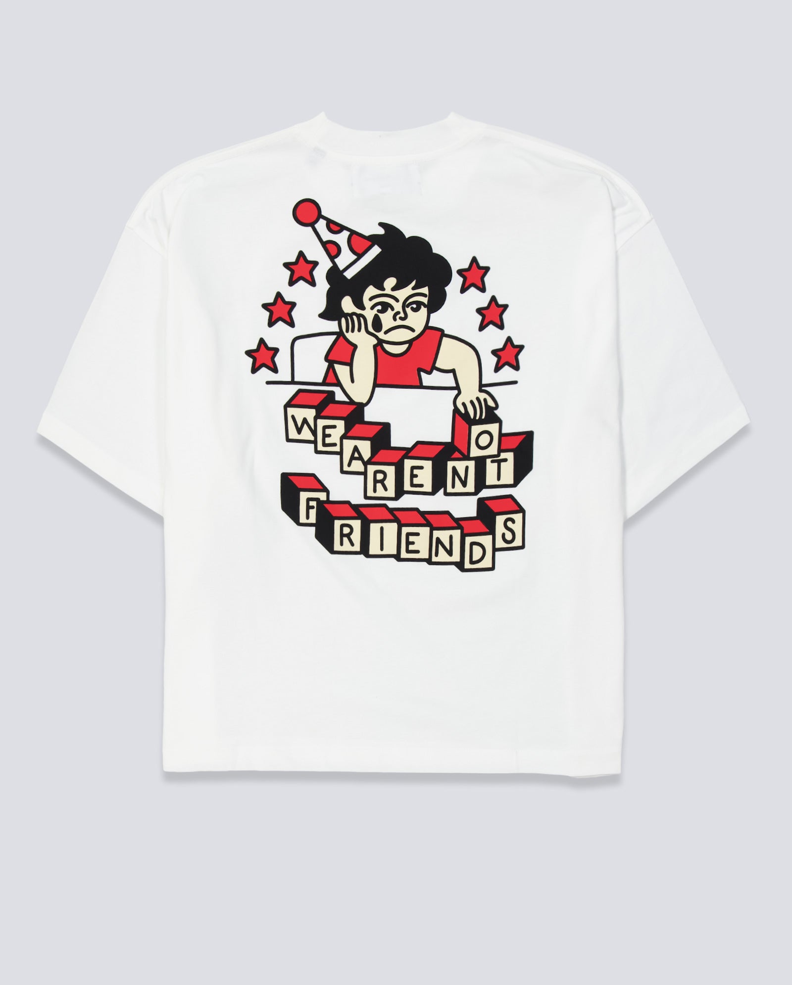 Camiseta We Are Not Friends WANF Borja Silgado Hombre WANFSS26-11