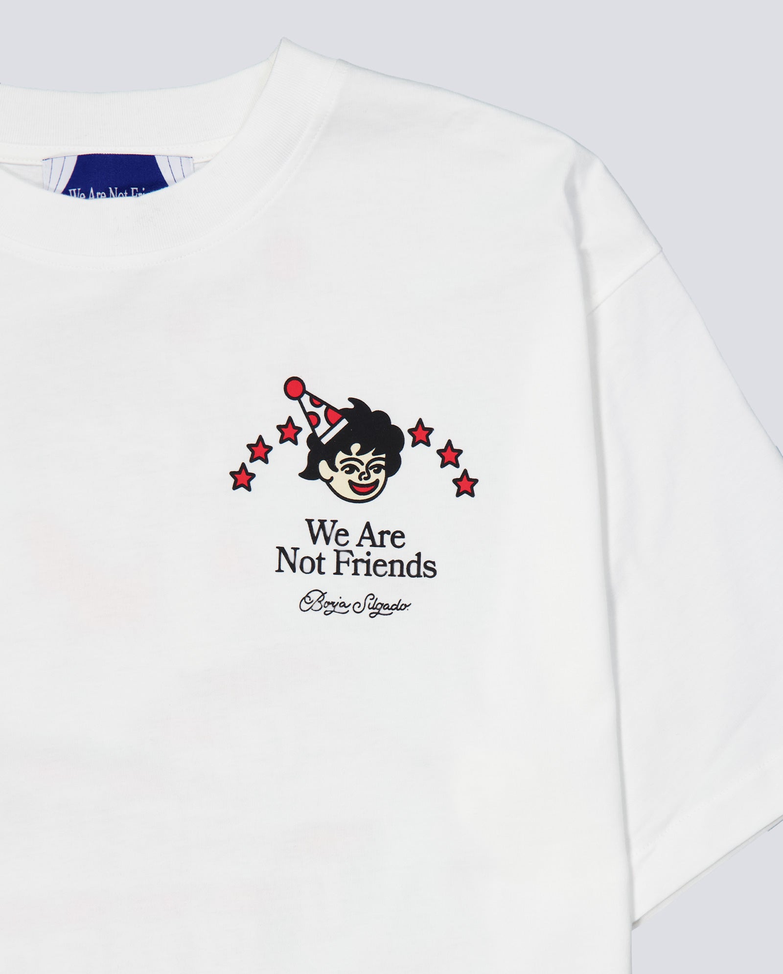 Camiseta We Are Not Friends WANF Borja Silgado Hombre WANFSS26-11